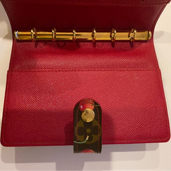 Louis Vuitton Takashi Murakami collaboration Cherry Notebook Handbook Cover - Picture 9 of 9